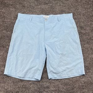 Peter Millar Crown 38 Sport Shackleford Performance Hybrid Shorts Cottage Blue